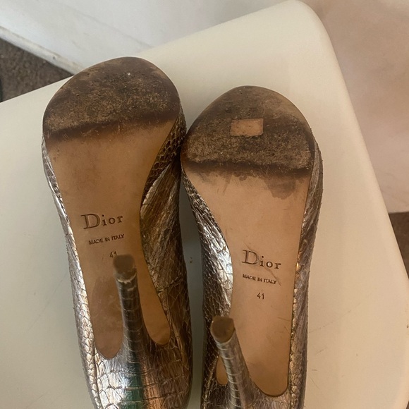 Women’s Dior open toe high heels. Pre owned but still looks good. - Picture 12 of 12